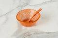 Glass Bowl & Dipping Spoon -Copper