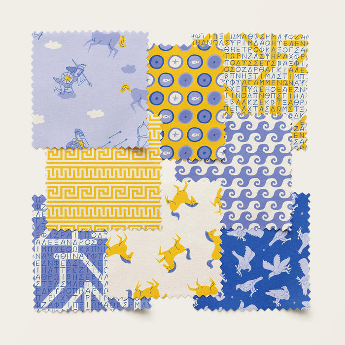The Trojan War - The Iliad - Aidi Riera - Cloud 9 Fabrics - Poplin - Simplifi Fabric