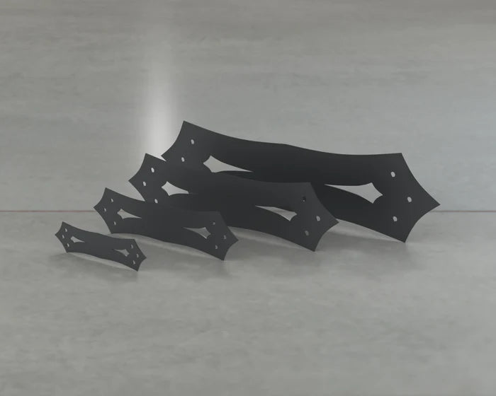 Gothic Style Straight Brackets - Various Sizes - Madison Iron and Wood