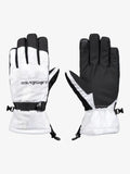 Guantes Quiksilver Snow Mission Negro Beige - Indy