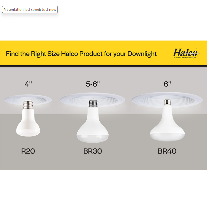 Halco - 13BR40-FL-LED-930-D-PS - LED BR40 Flood 13W 3000K Dim 90+ CRI 1100L T20 T24 JA8 product image
