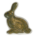 Hand-Painted Rabbit Shaped Plate