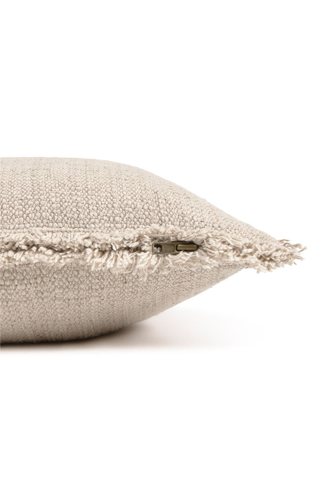 Handloom Rectangular Cushion Beige - Rugs by Roo