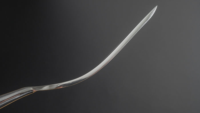 Hitohira Curved Carving Fork Red Pakka Handle - HITOHIRA