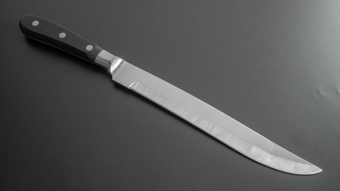 Hitohira Curved Carving Knife Black Pakka Handle - HITOHIRA