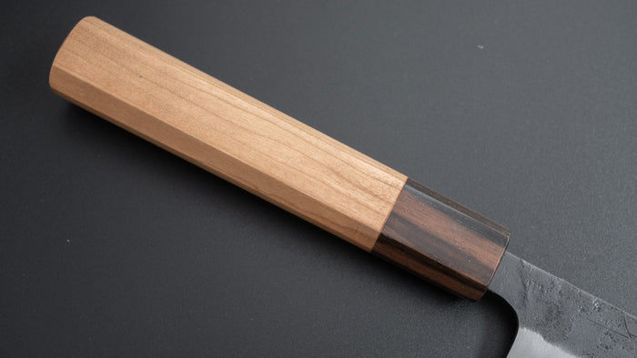 Hitohira Futana SB Kuro Nashiji Petty 150mm Cherry Wood Handle - HITOHIRA