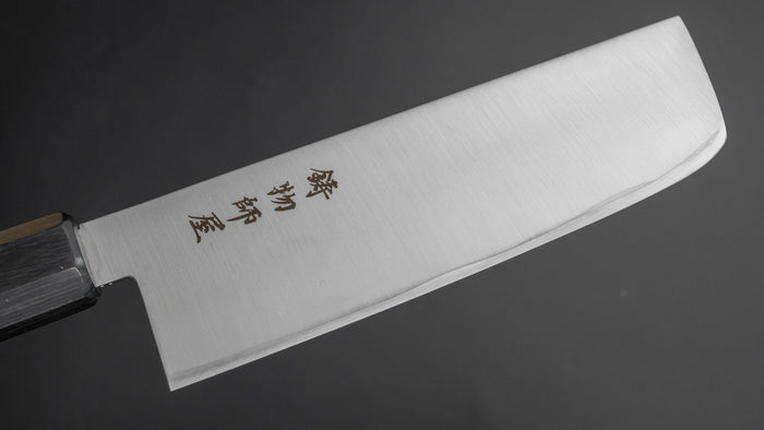 Hitohira Imojiya TH Stainless Nakiri 160mm Pakka Handle (Wa) - HITOHIRA