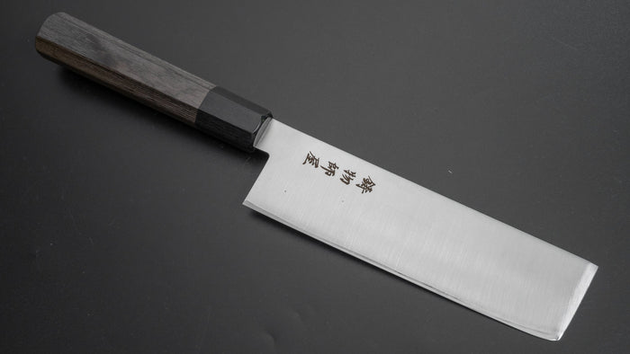 Hitohira Imojiya TH Stainless Nakiri 175mm Pakka Handle (Wa) - HITOHIRA