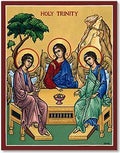 Holy Trinity Icon plaque, 8" x 10"