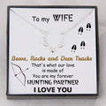 Hunter Necklace - Bow Hunting - To My Wife - My Forever Hunting Partner - Gnt15011