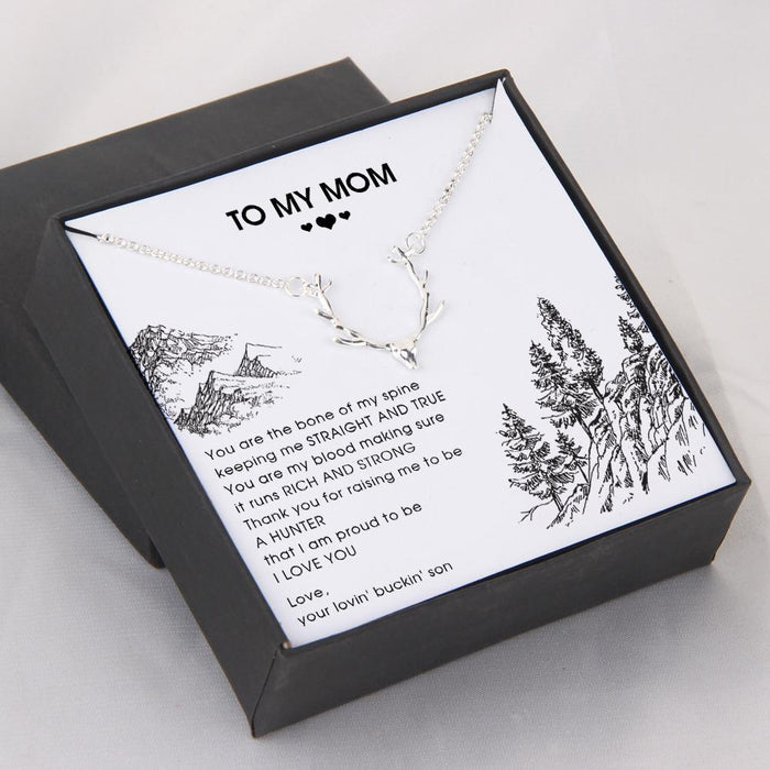 Hunter Necklace - To My Mom -Thank You For Raising Me To Be A Hunter - Gnt19001