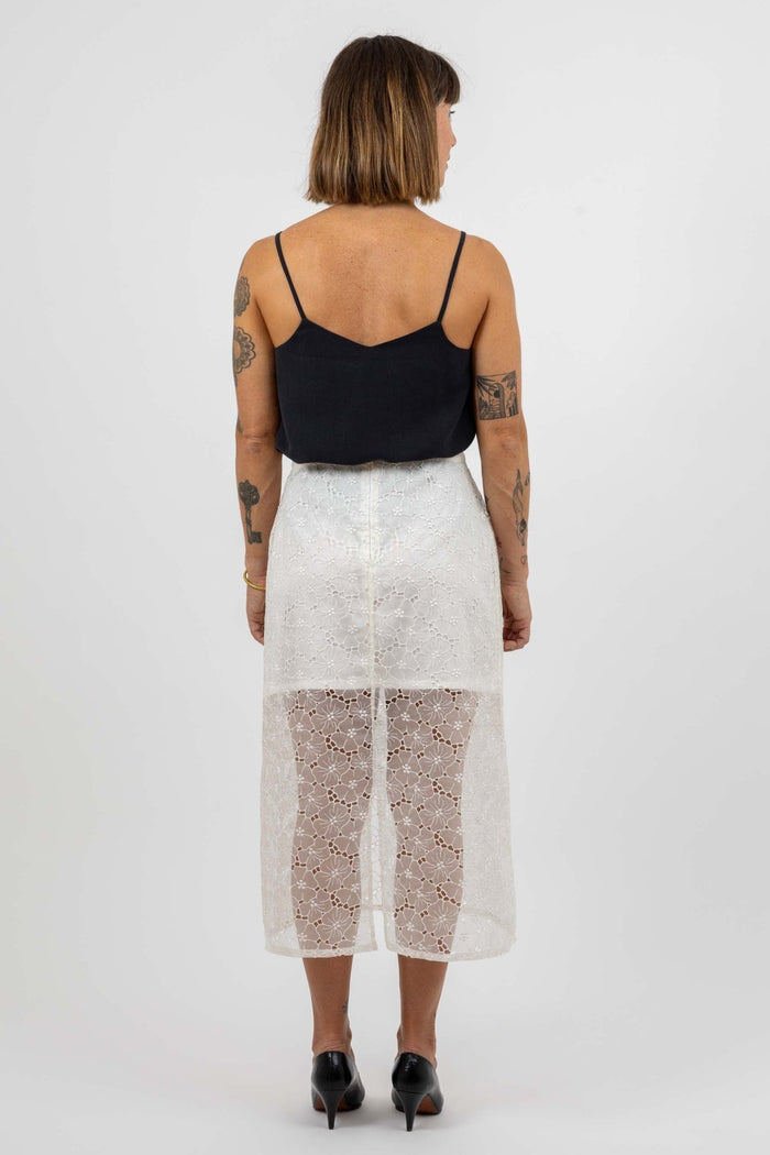 I am RUBY - Denim Skirt Pattern - I AM PATTERNS - Simplifi Fabric