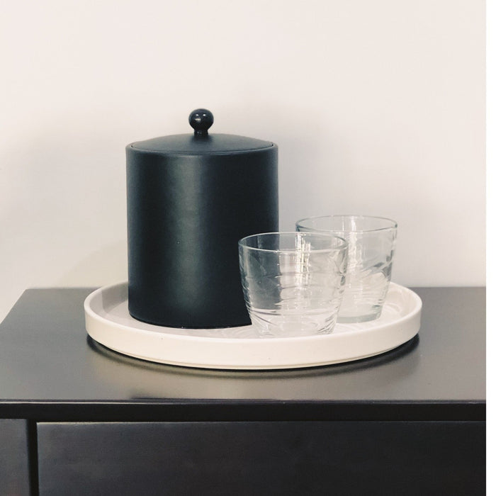 Ice Bucket - Black Leatherette