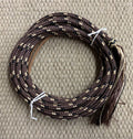 Get Down - GET20 - 3/8"x18' Brown w/ Black and Tan Flecks and Rawhide Knot