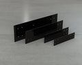 Industrial Style Straight Brackets - Various Sizes - Madison Iron and Wood