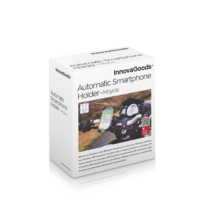Innovagoods Moycle Automatic Smartphone Holder - Black | 821258 from Innovagoods - DID Electrical