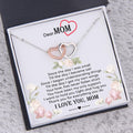 Interlocked Heart Necklace - To My Mom - Thank You For Everything You Do - Gnp19011