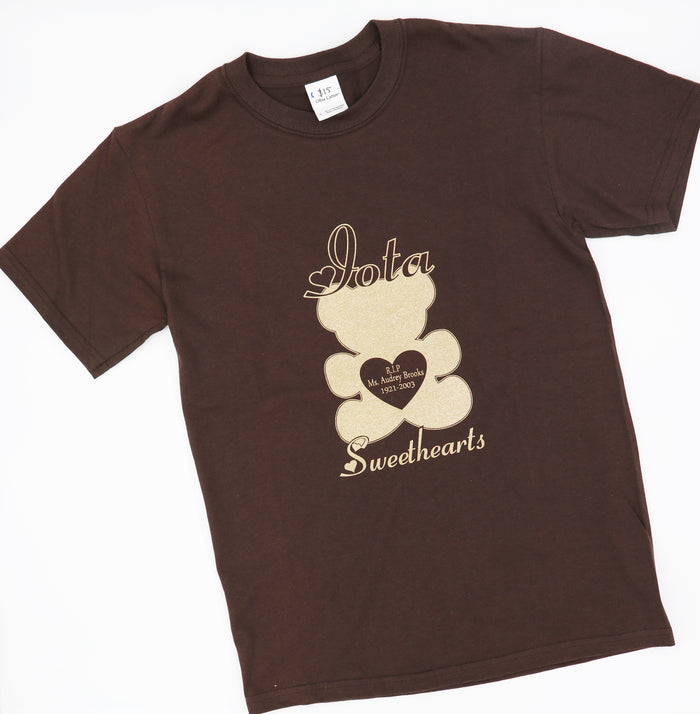 Iota Sweetheart Vinyl Teddy Bear Tee - Discontinued