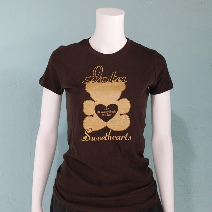 Iota Sweetheart Vinyl Teddy Bear Tee - Discontinued