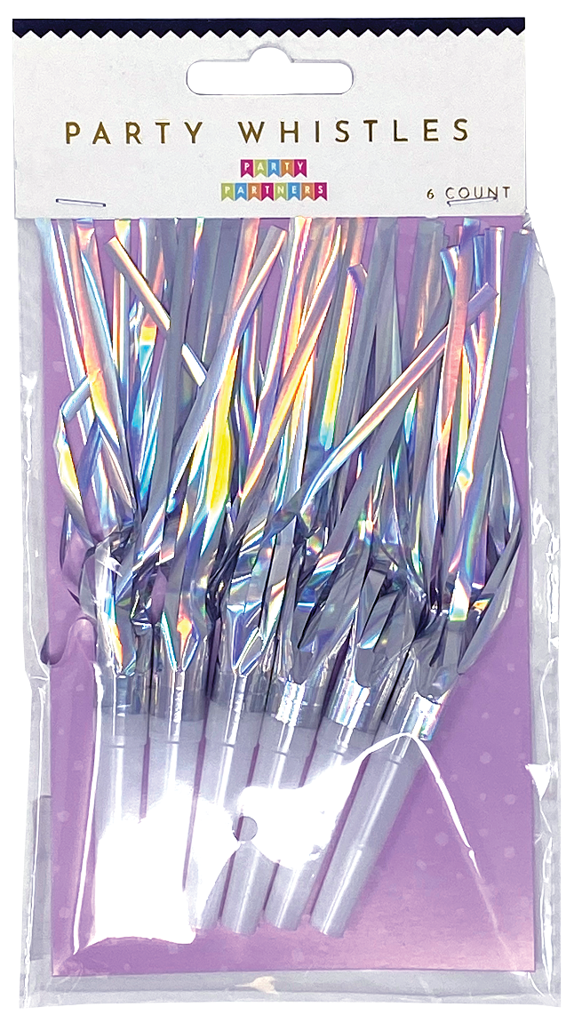 Iridescent Party Whistles