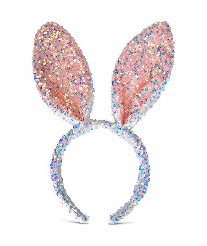 iScream Sequin Bunny Headband Distressed/seasonal accessories iScream Silver