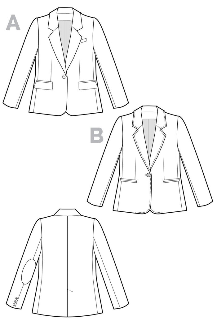Jasika Blazer Pattern - Closet Core Patterns - Simplifi Fabric