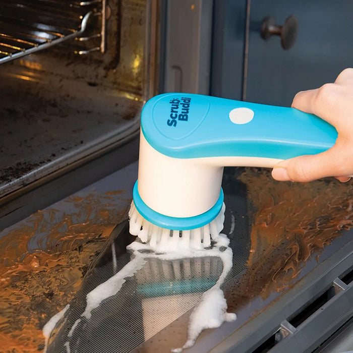 JML Scrub Buddi Electric Cleaning Brush - White & Blue | A002330 from JML - DID Electrical