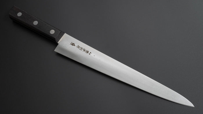 Kanehide Bessaku Stainless Sujihiki 270mm Rosewood Handle - HITOHIRA