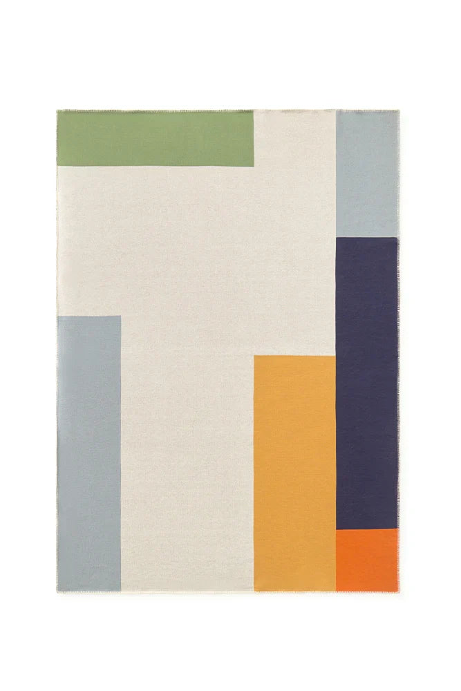 KNITTED BLANKET COLOR COMPOSITION - Rugs by Roo