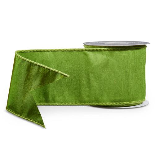 Light Green Wired Ribbon, 4” X 10YD