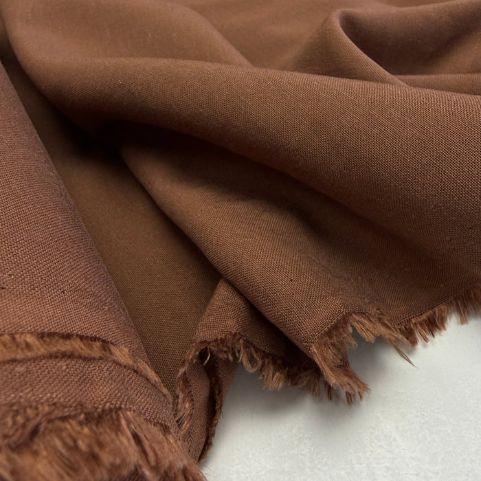 Linen + Viscose + Cotton Mix - Chestnut - Simplifi Fabric