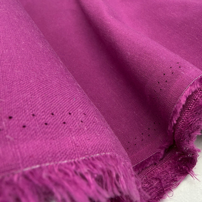 Linen + Viscose + Cotton Mix - Magenta - Simplifi Fabric