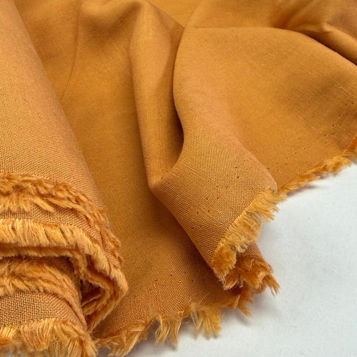 Linen + Viscose + Cotton Mix - Pumpkin - Simplifi Fabric