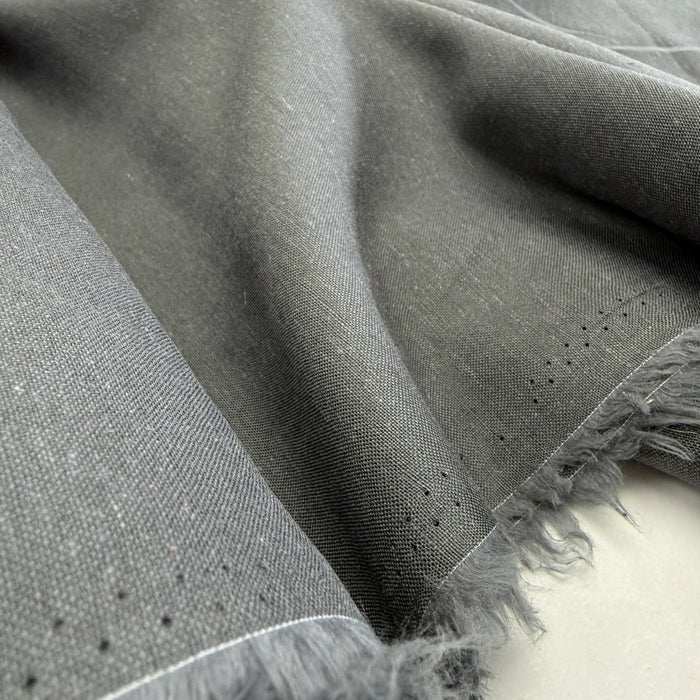 Linen + Viscose + Cotton Mix - Slate - Simplifi Fabric