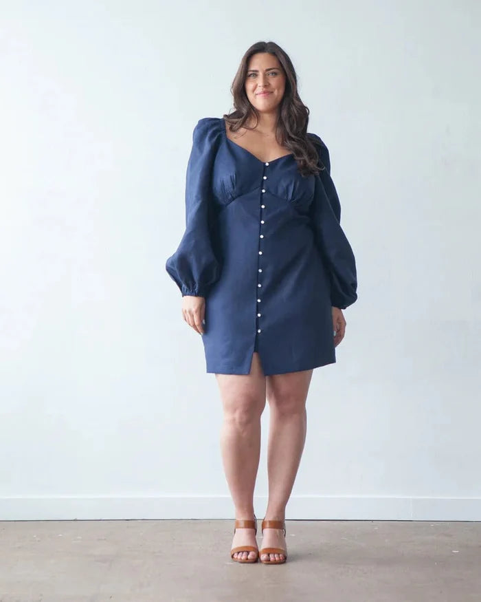 Lora Dress Sewing Pattern - True Bias - Simplifi Fabric