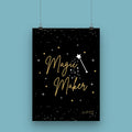 "MAGIC MAKER" Sewing Themed A4 Print - Sew Anonymous - Simplifi Fabric