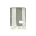 Maison Deux Rough Stripe Green Blanket - Rugs by Roo