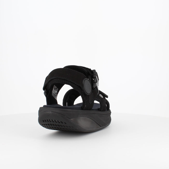 MBT Kisumu 3S-sandal i svart — klassisk MBT-sandal