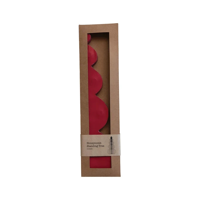 Merry Honeycomb Red Tree
