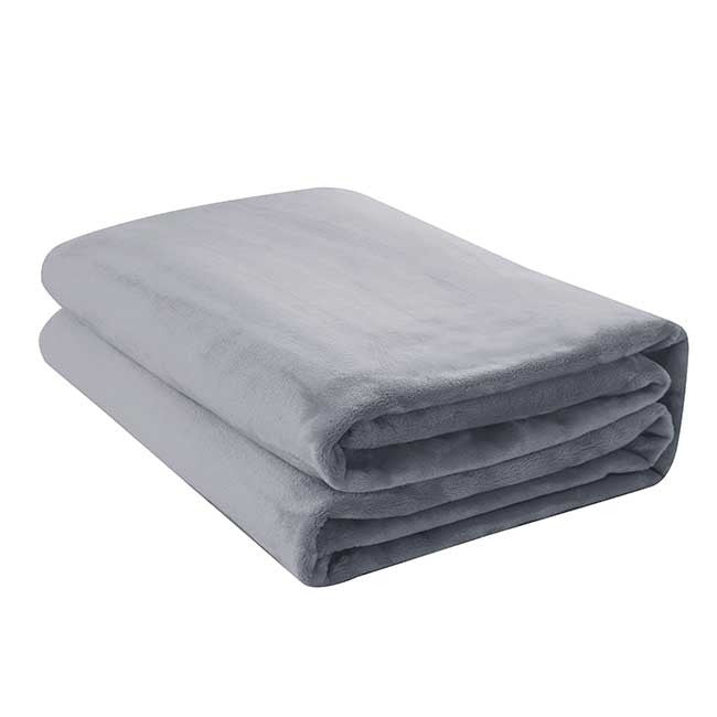 Micro Fleece Blanket - Silver