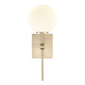 Millennium Lighting 215101-MG Coretta 1-Light 16 Inch Wall Sconce with Frosted Fluted Glass