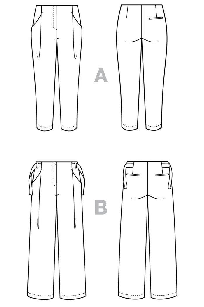 Mitchell Trouser Pattern (0 - 20) - Closet Core Patterns - Simplifi Fabric