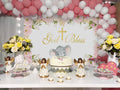 Mocsicka God Bless Little Elephant Baby Shower Backdrop-Mocsicka Party