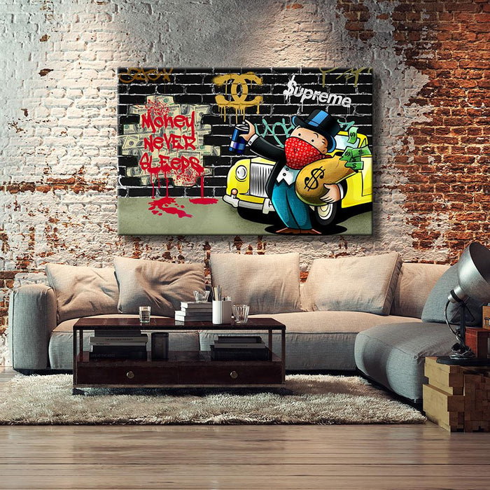 MONEY NEVER SLEEPS - REBHORN DESIGN