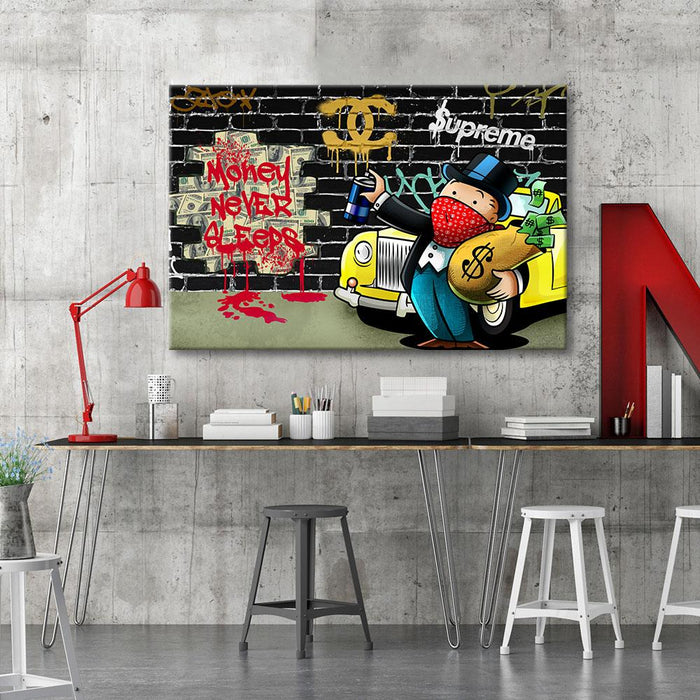 MONEY NEVER SLEEPS - REBHORN DESIGN