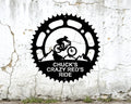 Mountain Bike Personalized Metal Sign - Madison Iron and Wood