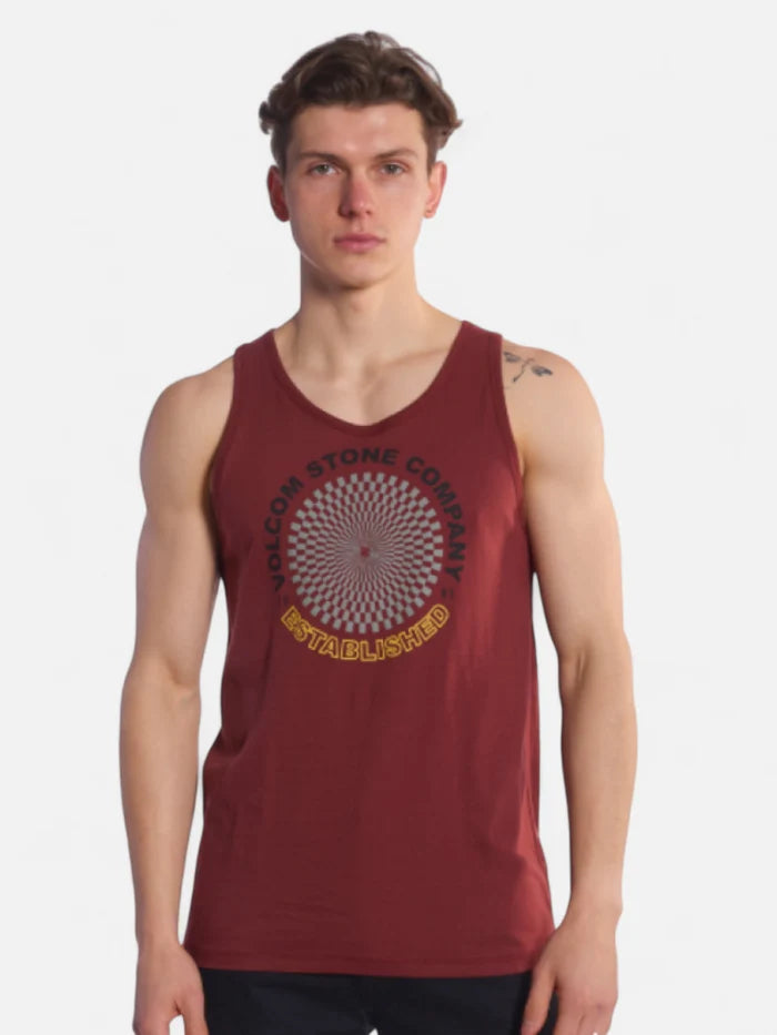 Musculosa Volcom Fused Rojo