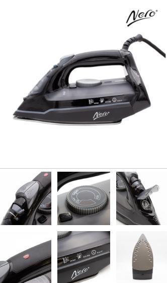Nero 450 Steam/Dry Iron, Non-Stick Auto-Off (Carton of 6)