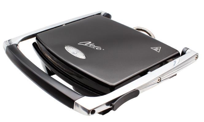 Nero Sandwich Press 4 Slice Black