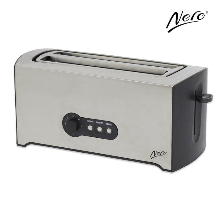 Nero Stainless Steel Rectangular Toaster 4 Slice x 4